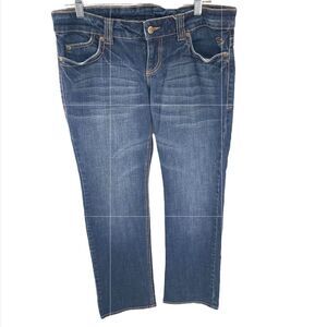 Harley Davidson blue jeans denim pants 10 long EUC bootcut low rise